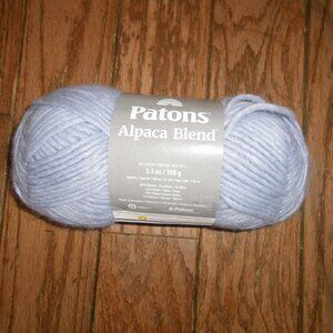 1 Skein Yarnspirations Patons Alpaca Blend Yarn - Color Celestial – 155 yds ea.